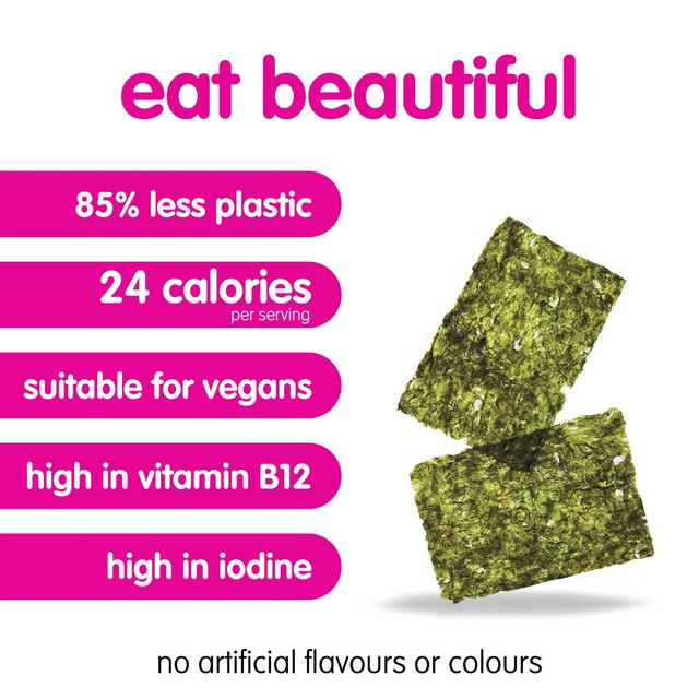 Itsu crispy seaweed thins sea salt 4 x 5g multipack, UK version