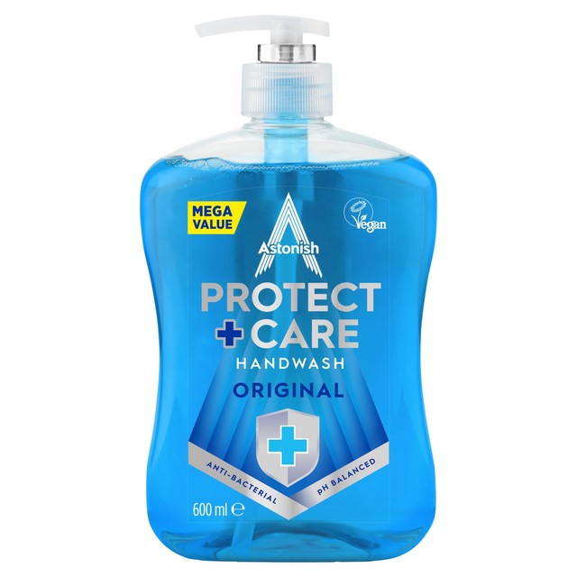 Astonish Protect & Care Anti Bacterial Handwash Original 600ml - British product