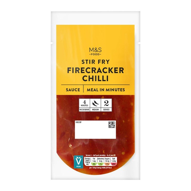 M&S Firecracker Chilli Sauce stir fry sauce (British brand)