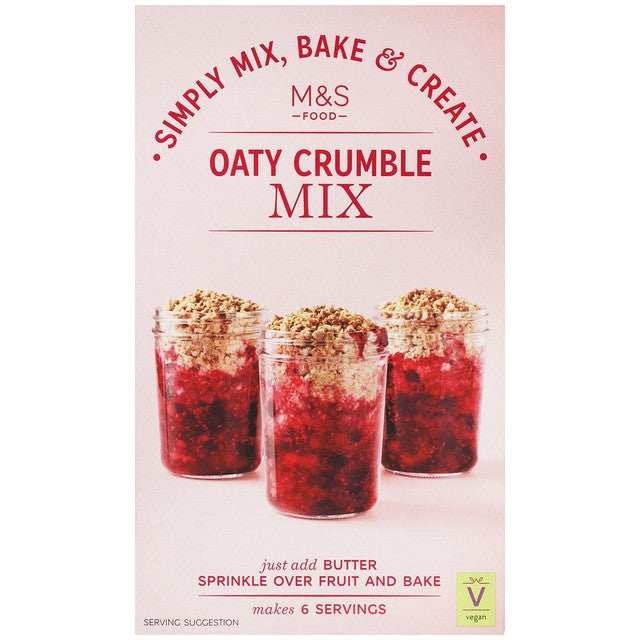 M&S oaty crumble mix 360g, imported from the UK
