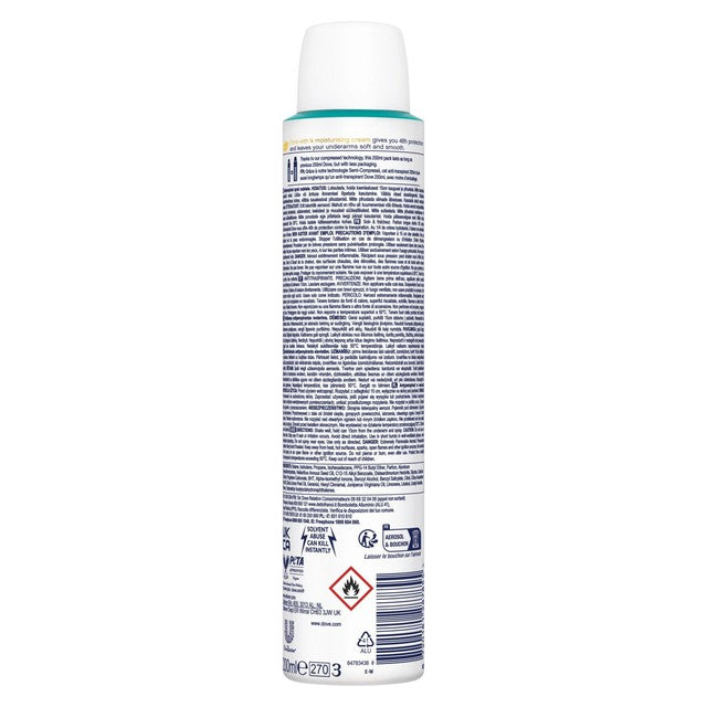 Dove fresh anti-perspirant deodorant aerosol 200ml - British product