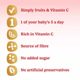 Cow & Gate apple and banana baby food pouch 100g - British product