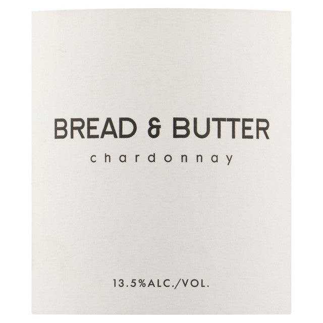 Bread & Butter Chardonnay white wine 75cl - British product