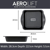 Prestige Aerolift square cake tin 20cm, imported from the UK
