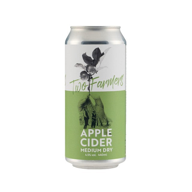 Two Farmers Apple Medium Dry cider 440ml (British brand)