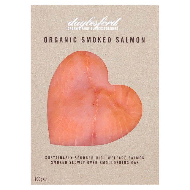 Daylesford Organic smoked salmon 100g - British product