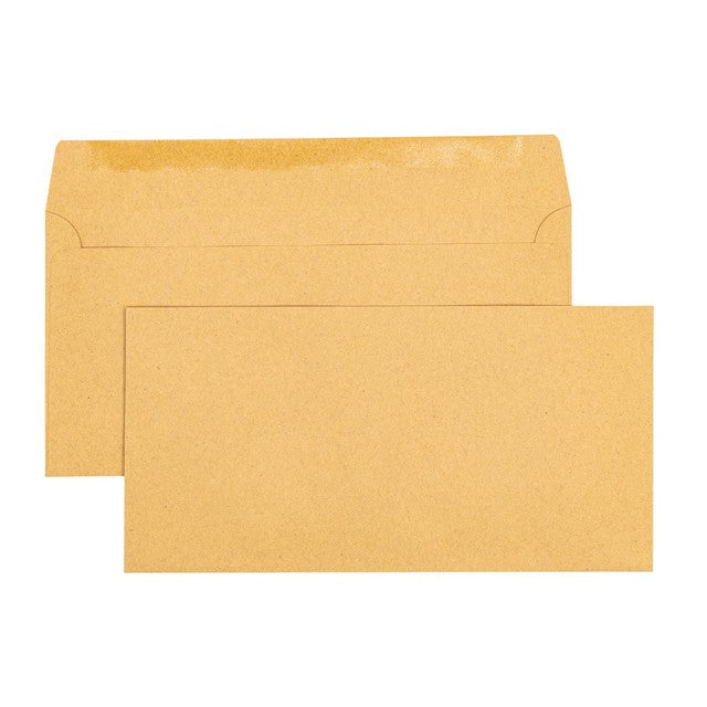Pukka Pads DL Manilla Gummed Envelopes 50 pack, imported from the UK