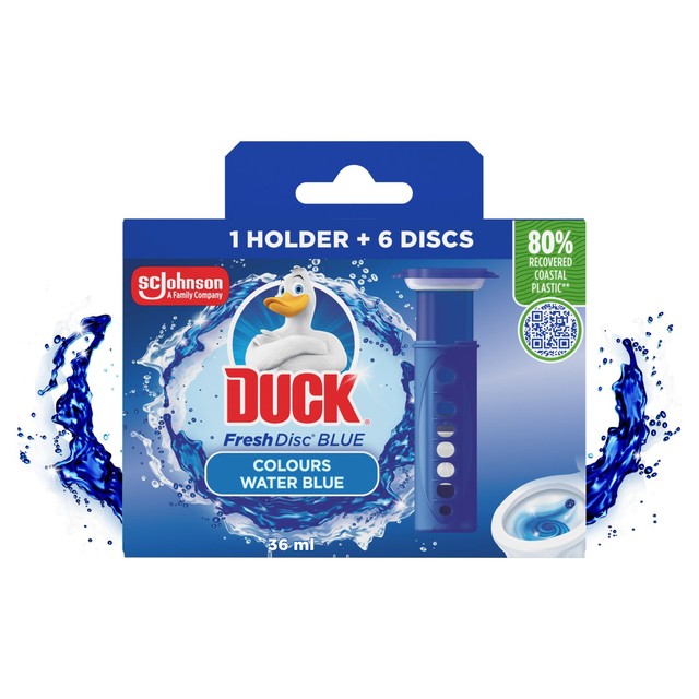 Toilet Duck Fresh Discs Blue toilet bowl gel discs 36ml (British brand)