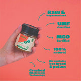 Steens MGO 515 UMF15 Manuka Honey 225g (British brand)