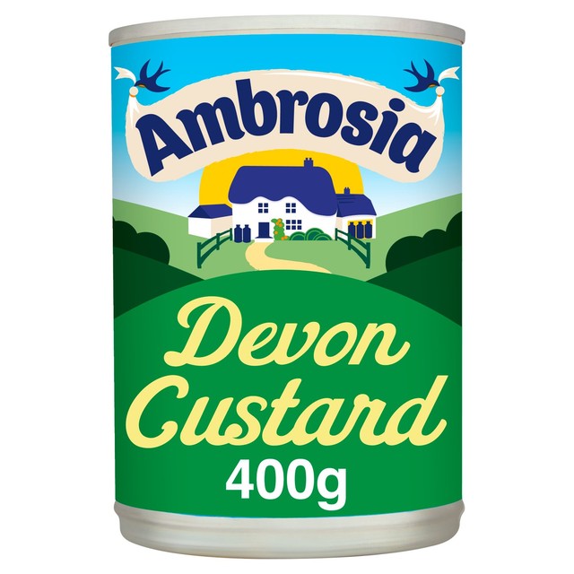 Ambrosia Devon custard can, UK version