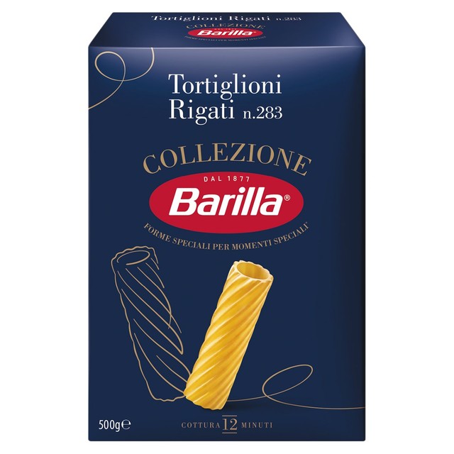 Barilla Tortiglioni dry pasta 500g - British product