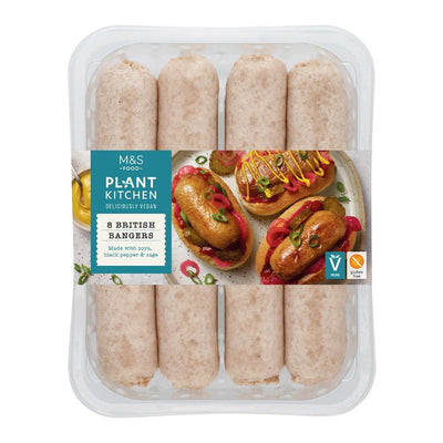 نقانق نباتية مجمدة من M&S Plant Kitchen 400 جرام