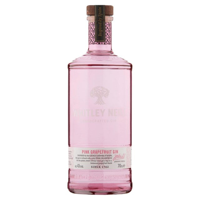 Whitley Neill pink grapefruit gin 70cl (British brand)
