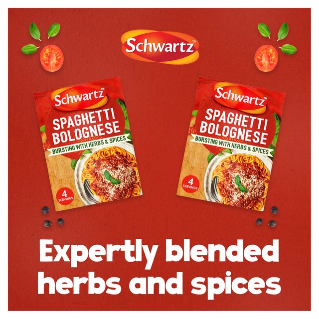 Schwartz spaghetti bolognese recipe mix 40g (British brand)