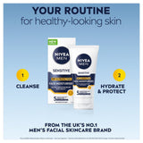 Nivea Men Sensitive Moisturiser 75ml, imported from the UK