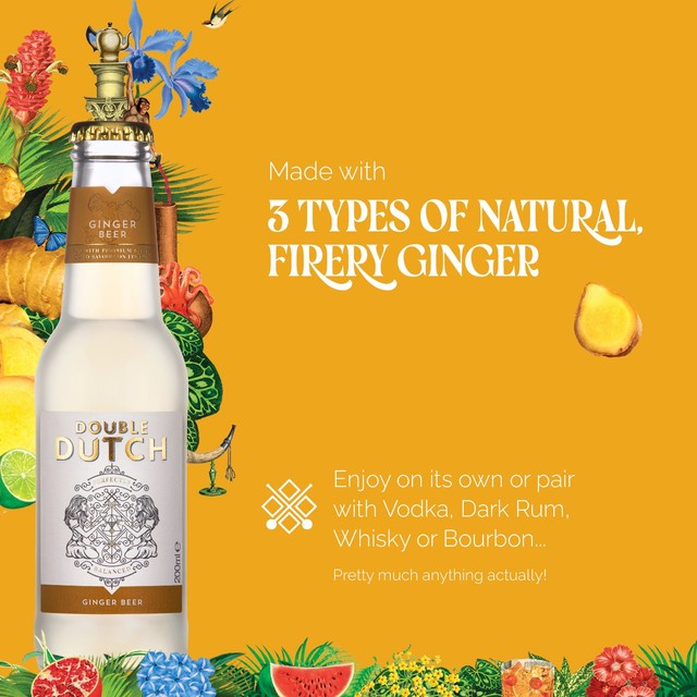 Double Dutch ginger beer 4 x 200ml - British product
