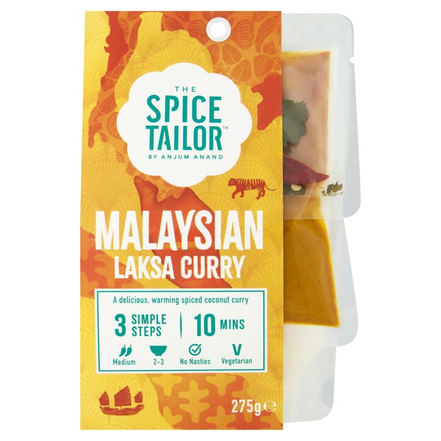 The Spice Tailor Malaysian Laksa Curry Sauce Kit 275g (British brand)