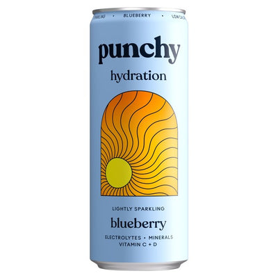 M&S Punchy Everyday Hydration Blueberry Sparkling Drink 330ml- Buy online at McGrocer