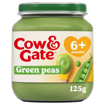 M&S Cow & Gate Peas Baby Food Snack Jar 6+ Months 125g- Buy online at McGrocer