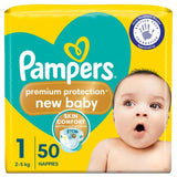 Pampers newborn nappies size 1 (2-5kg), imported from the UK