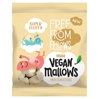 Free From Fellows veganske vaniljesmak marshmallows 105g