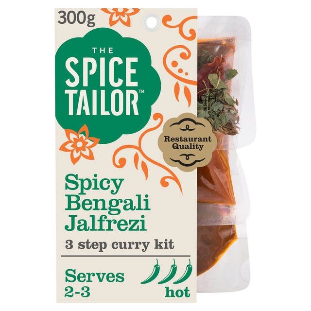 The Spice Tailor Spicy Bengali Jalfrezi curry sauce kit 300g (British brand)