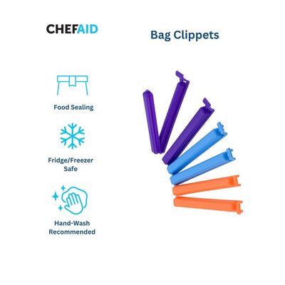 Chef Aid Bag Clips 6-pakning