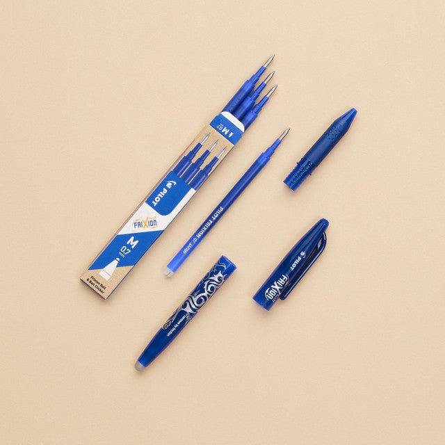 Pilot FriXion Ball erasable rollerball pen Blue 0.7mm, imported from the UK
