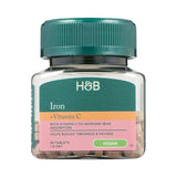 Holland & Barrett iron and vitamin C supplement tablets 90 tablets, UK version