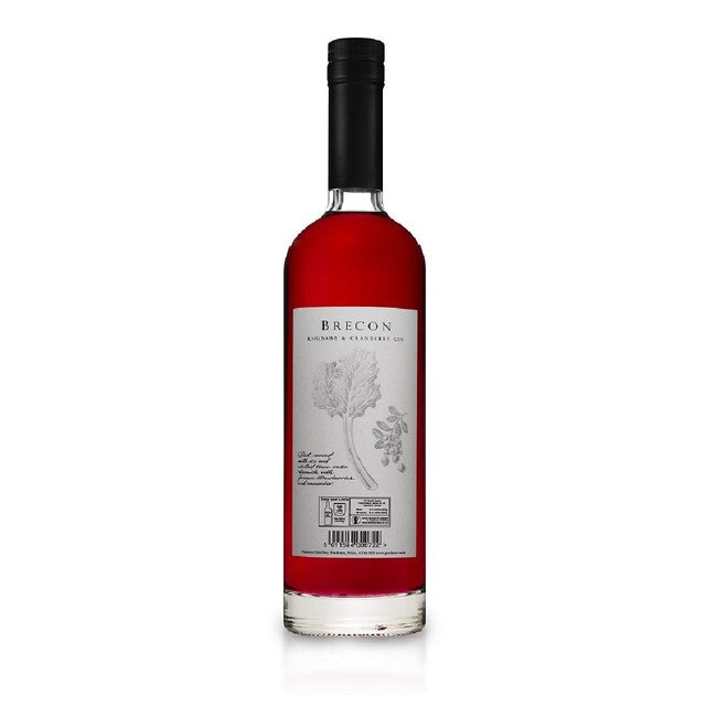 Brecon Rhubarb & Cranberry Gin 70cl - British product