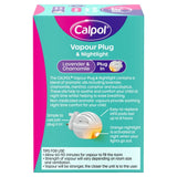 Calpol Vapour Plug and Nightlight Lavender Chamomile 3 Pads - British product