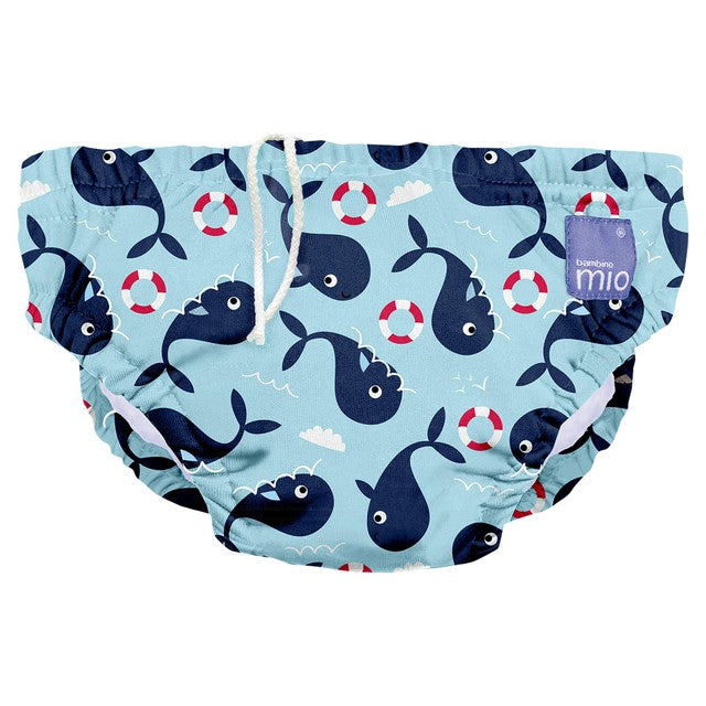 Bambino Mio reusable swim nappy 2-3 years Xtra Large Whale - British product