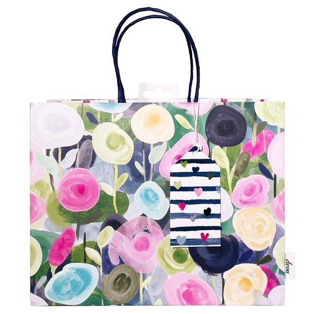 Deva Designs Blooming Blush gift bag medium - British product