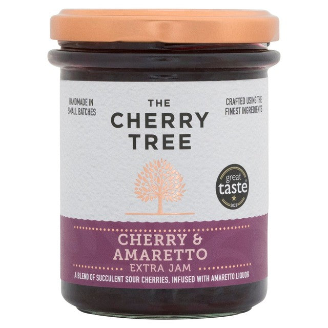 The Cherry Tree cherry amaretto extra jam 225g - British product