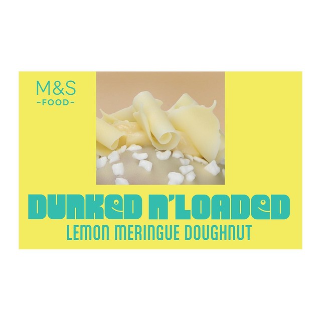 M&S Lemon Meringue doughnut, imported from the UK