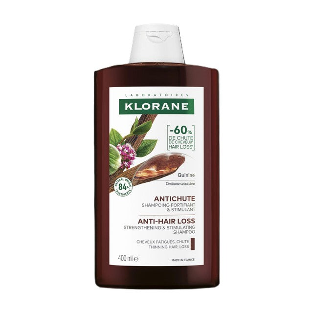 Klorane Shampoo with Quinine and Organic Edelweiss for Thinning Hair 400ml, UK version