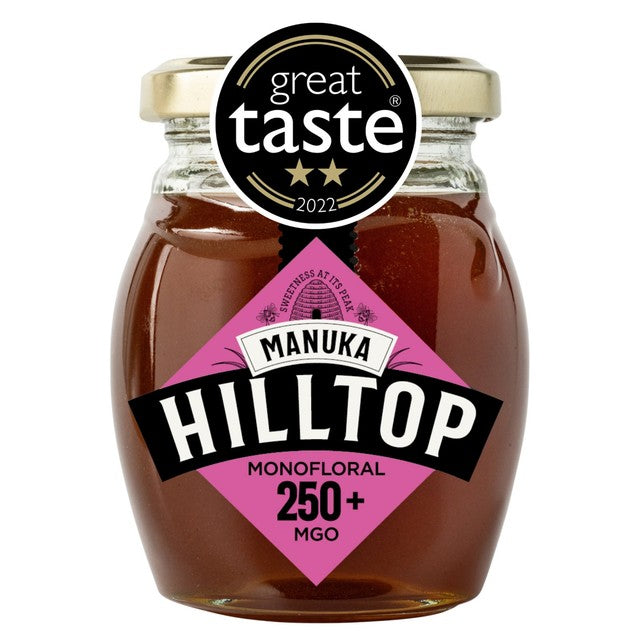Hilltop Honey Manuka MGO250+ honey 225g, UK version