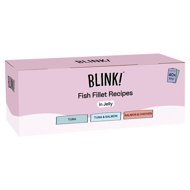 Blink fish fillet cat food multipack 40 pouches - British product