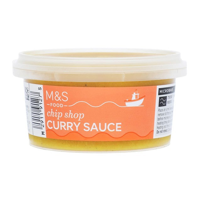 M&S chip shop curry sauce 150g, imported from the UK