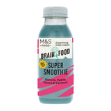 M&S Brain Food Super Smoothie Banane Guave Kokosnuss 350ml, importiert aus Großbritannien