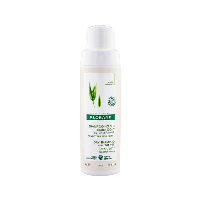 Klorane dry shampoo with oat milk 50g, UK version