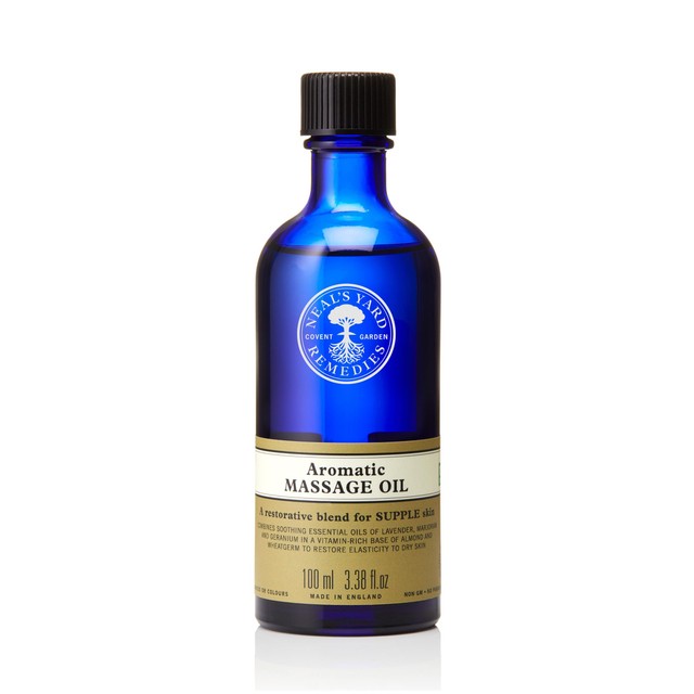 Neal's Yard Remedies aromatic massage oil 100ml, imported from the UK