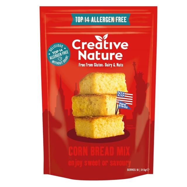 Creative Nature cornbread baking mix 315g - British product
