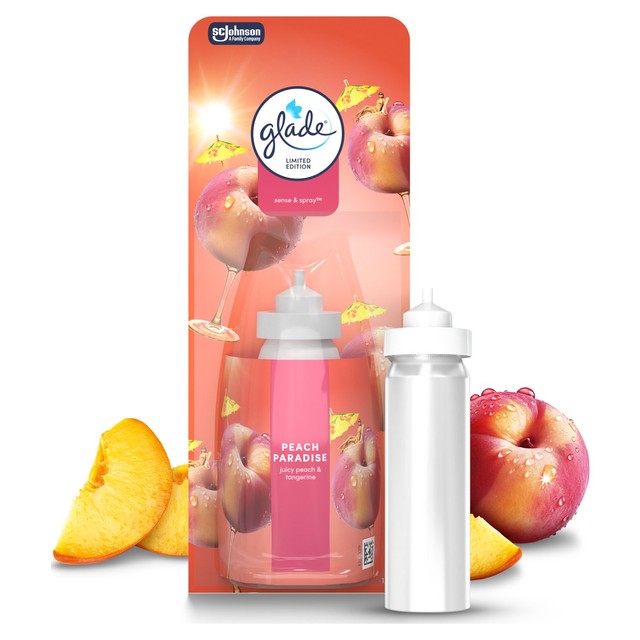 Glade Peach Paradise automatic air freshener refill - British product