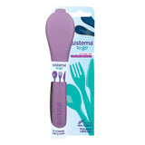 Sistema To Go cutlery travel set with storage case (British brand)