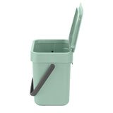 Brabantia Sort & Go Kitchen Compost Bin Jade Green 3L - British product