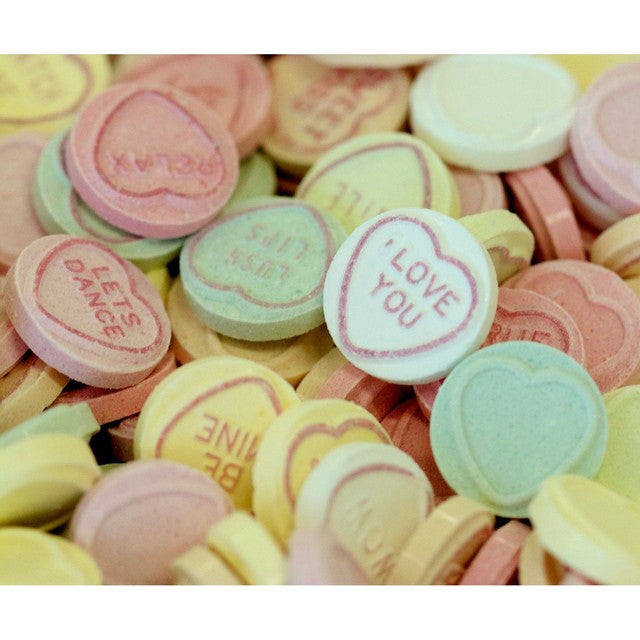Swizzels Love Hearts fruit flavour fizzy sweets 127g (British brand)