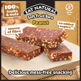 Eat Natural Peanut & Date soft fruit bars 4 x 30g - British product