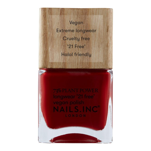 Nails Inc. Plant Power Swear By Salutation nail polish 14ml, imported from the UK