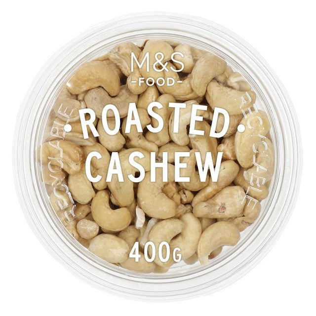 M&S roasted cashew nuts 400g, imported from the UK
